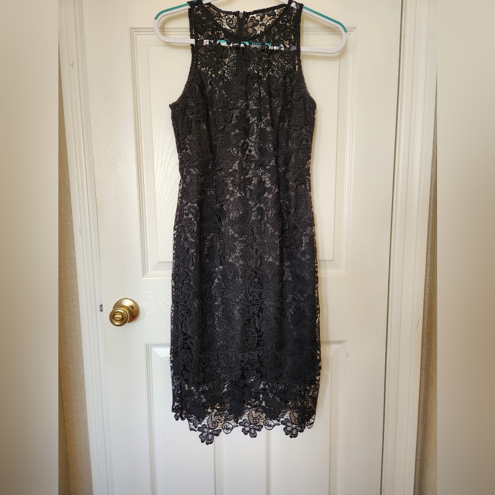 Black Lace WHBM Dress